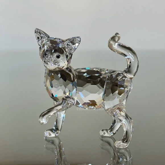 SOLD - Swarovski Crystal The Peaceful Countryside Mother Cat Standing 861914 - Picture 10 of 11